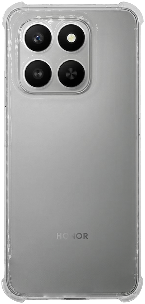 Huawei Honor 400 Smart szilikon tok közepesen ütésálló légpárnás sarok kameravédővel átlátszó
